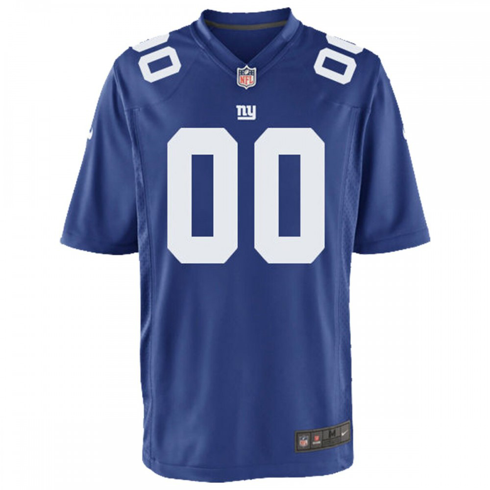 New York Giants Nike Youth Custom Game Jersey - Royal-GridironStore